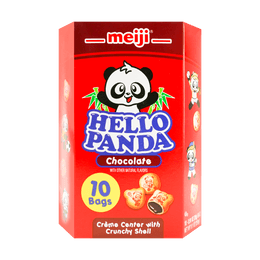 日本MEIJI明治 熊貓夾心餅乾 巧克力口味 258g