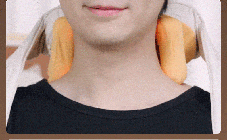 【中国直邮】 倍轻松 肩颈按摩仪颈椎枕颈部按摩器腰部背部全自动揉捏 放松斜方肌 肩颈消除富贵包 N5S3 一台装