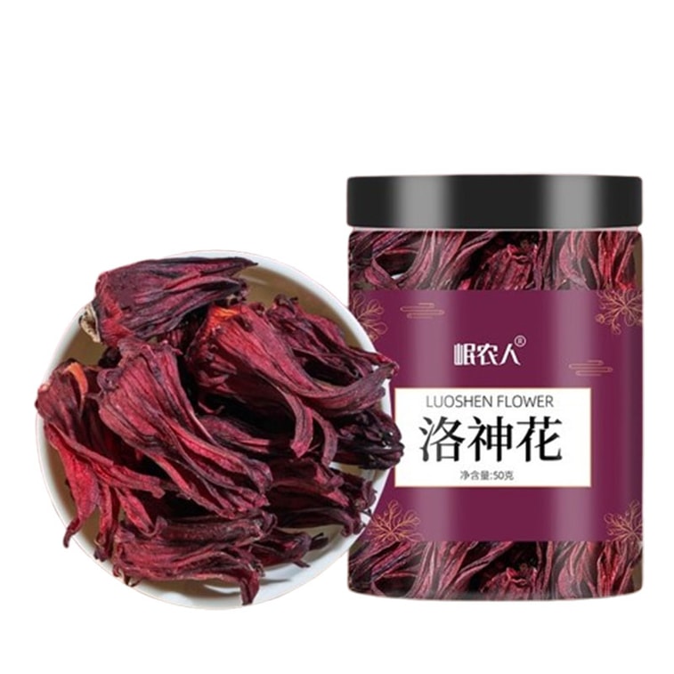 岷农人 玫瑰茄洛神花 50g/罐 花果茶 女性保健茶 降血压 抗氧化 促进消化 增强免疫力 利尿 调节血糖【美容养颜调气茶 早C晚A 养肤好气色】 3