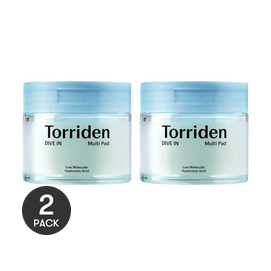 Dive In Low Molecular Hyaluronic Acid Multi Pad 80pcs *2【Value Pack】