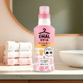 Japan Anti-shrink Color-protecting Laundry Detergent #Pink Floral, 16.23 oz