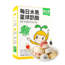 Woxiaoya デイリーフルーツプラネットチーズ 乳幼児用高カルシウム補助食品 24g