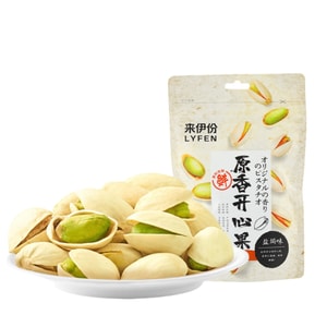 Original flavour pistachios, natural dried nuts, unbleached, roasted, satisfying snack, gift, large pieces 100g*1 bag