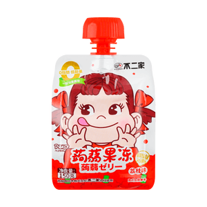 大陆版FUJIYA不二家 蒟蒻果冻吸吸布丁 荔枝味 150g