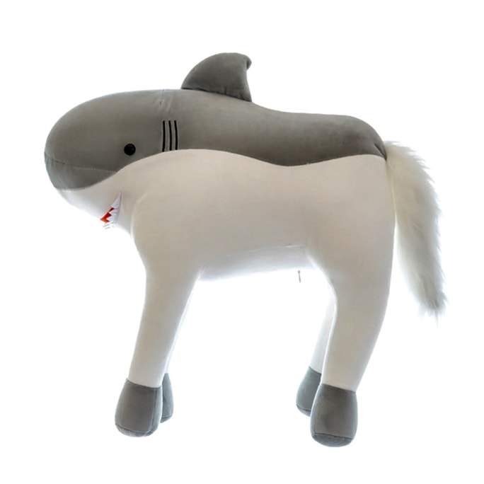 【抖音爆款】鲨鱼 马=鲨骑马 超火抱枕玩具 玩偶