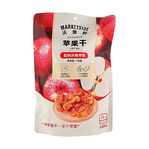 沃集鮮 蘋果乾 198g【配料僅有蘋果】【煙台紅富士】