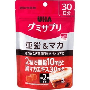 【日本直邮】 日本 UHA 悠哈 悠哈味觉糖补铅玛咖 60粒 可乐味 可乐味