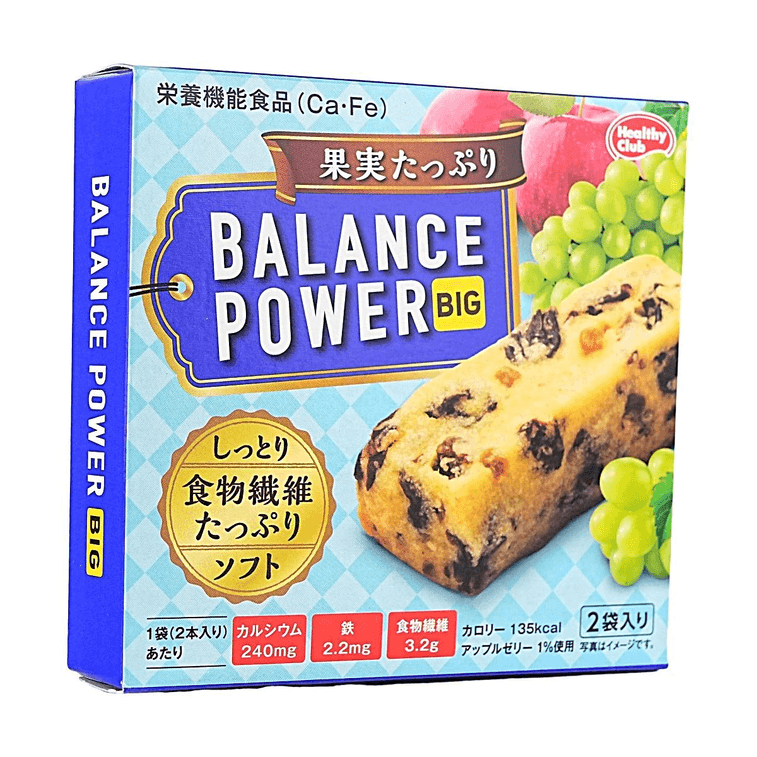 Balance Power Fruit Nutrition Bar, 2.32 oz【Calcium Iron Dietary Fiber】 3