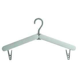 【中国直邮】 HSPM 新款多功能便携式旅行居家可折叠晾衣架 1个装 清新绿 F