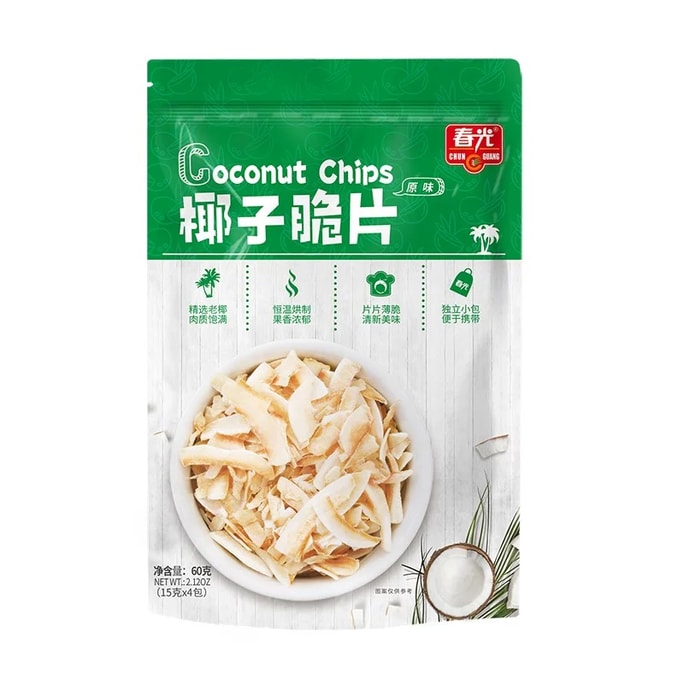 【中国直邮】 春光 椰子脆片15g
