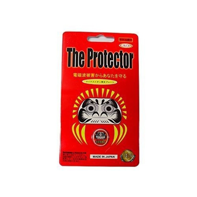 【日本直邮】KAON The Protector 防电磁波贴 红色达摩 1个