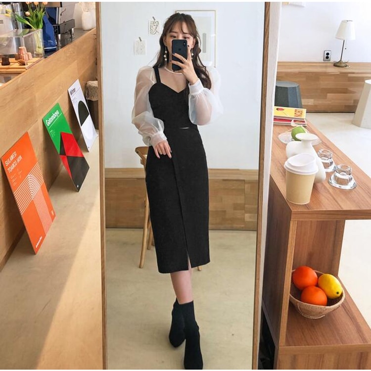 two-piece set black M - Yami two-piece set black M - Yami