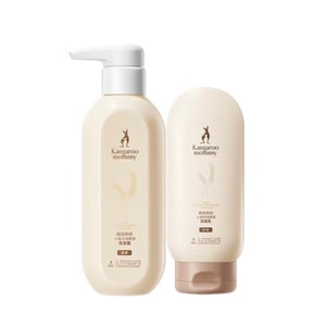[중국발 다이렉트 메일] 캥거루맘 임산부 컨디셔너 모발에 영양을 공급하고 곱슬거림을 개선하며 손상된 모발을 부드럽게 하고 케어 샴푸 300g + 컨디셔너 200g