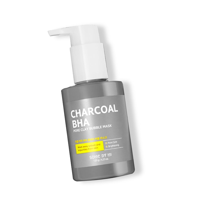 Charcoal BHA Pore Clay Bubble Mask 120g