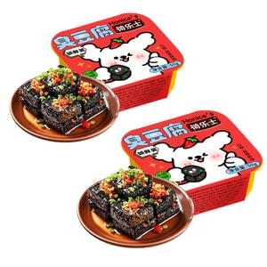  荷乐士 鲜拌臭豆腐零食小吃香辣蒜香味 湖南特色 50g*2盒【鲜拌 老卤浸泡】【香辣臭爽 地道湖南味】【鲜香麻辣】