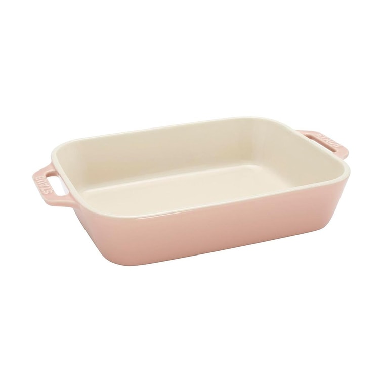 세라믹 베이킹 접시 세트, 4개, 마카롱 혼합 베이킹 접시 세트, 라이트 핑크 11