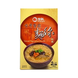 【台湾直送】双河台湾キノコ麺 280g 1箱6食入（賞味期限：2024/7/1）