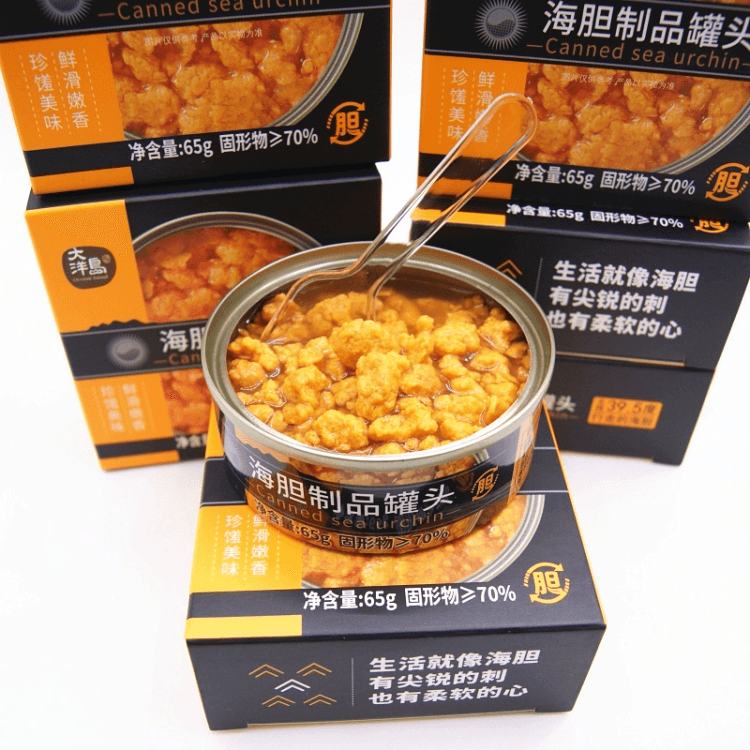中国直送】オーシャンアイランド ウニ缶詰 1缶 65g - Yami