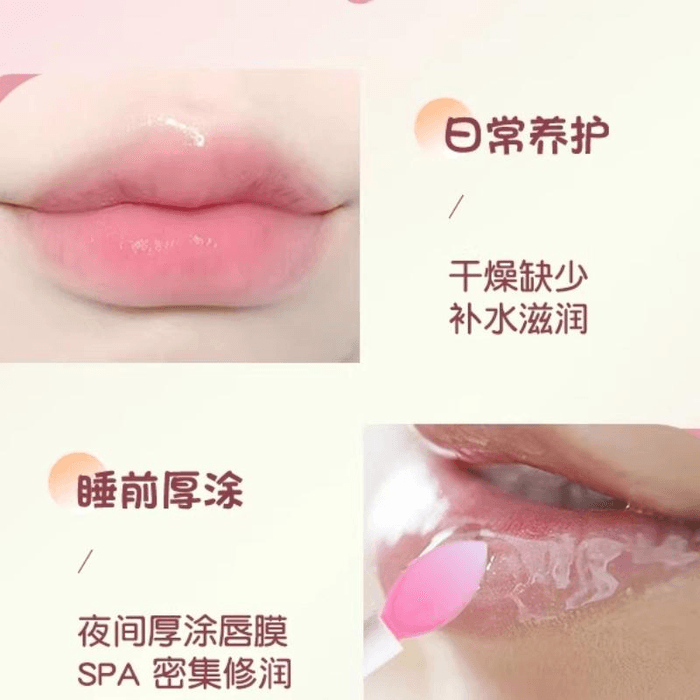 【中国直送】女性用ヨーロピアンオレンジリップバーム、保湿、潤い、唇の荒れ防止、唇のシワを軽減、ピーチウーロン 3g*1 3