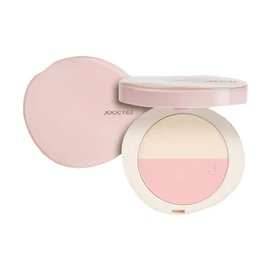 JOOCYEE酵色 补光灯多用盘粉饼 高光腮红双色二合一  哑光高光+膨胀色 9g #W01 奶雾粉 自然嘭弹提亮【HOT】
