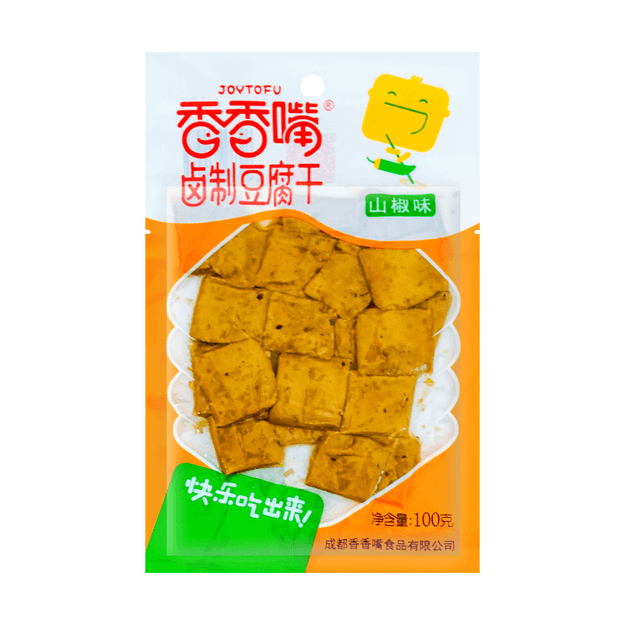 香香嘴卤制豆腐干山椒味100g 四川特色零食 亚米网