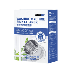 [중국 직배송] 그레아 세탁기 세척제 (1박스) - 세척, 물때 제거, 살균 및 얼룩 제거 효과가 있습니다.