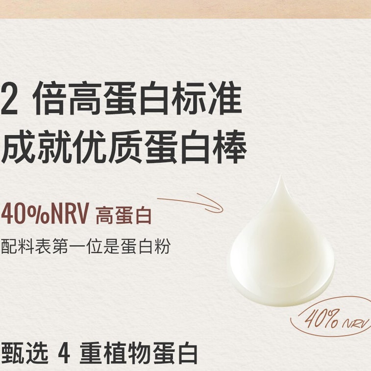 【中国直送】グアバグリーン風味の植物性プロテインバー 150g×1箱 4