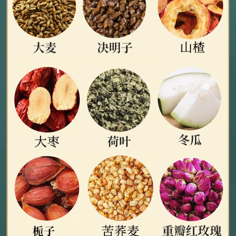 Winter Melon Lotus Leaf and Cassia Seed Tea 4g*40 Bags 5