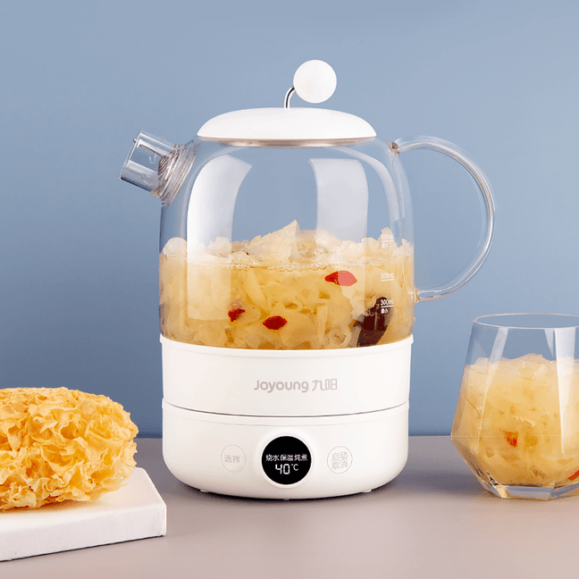 JOYONG Multi-Function Wellness Kettle - Automatic Herbal and Fruit Tea Maker, Porridge Cooker and Soup Pot K08-WY601U - 