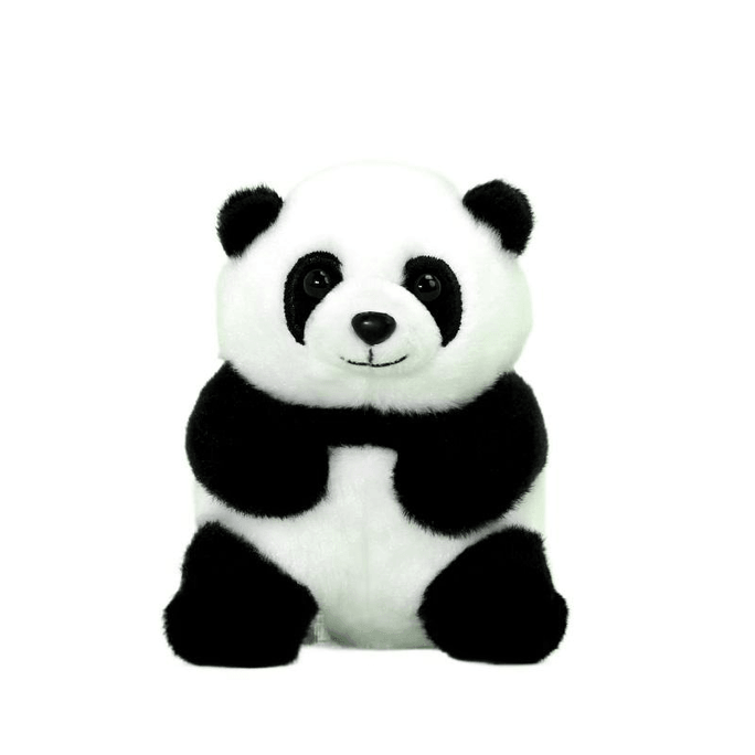 【中国直邮】 三福 成都大熊猫花花站肩毛绒公仔 11cm*1个