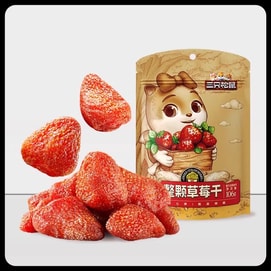 Dried strawberries candied fruits preserved fruits dried fruits pregnant women and children's snacks 106g per bag