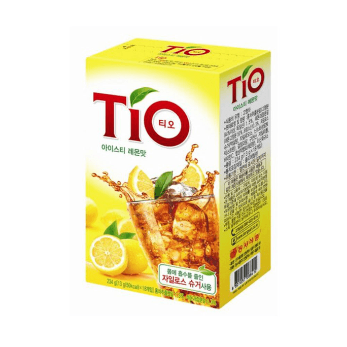 韓國 DONGSUH東西Tio 冰茶檸檬口味 18p