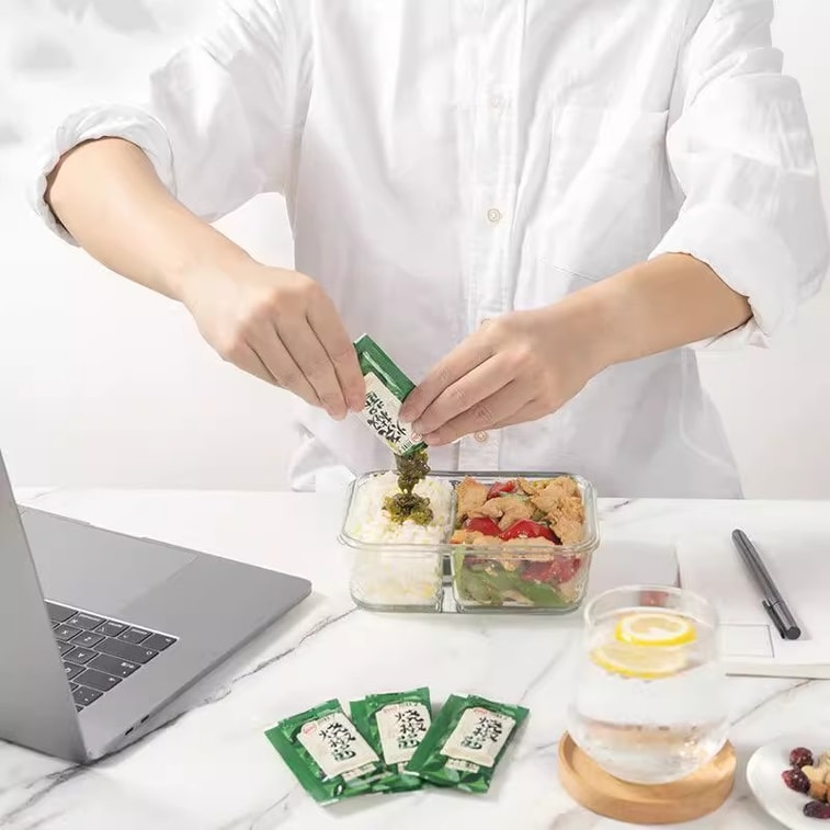 【中国直邮】  川娃子 烧椒酱 拌饭酱 小包装 独立15g *20袋 300g 4