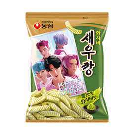Kpop Demon Hunters Shrimp Cracker ,Wasabi Flavor, 2.46 oz 【Netflix Limited Edition】【No Refund】