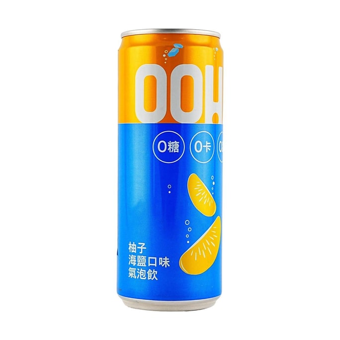 台灣版可口可樂 氣泡飲料 柚子海鹽口味 330ml【0糖0卡0脂】
