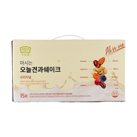 Aremdeul Nuts Shake Beverage With Dried Fruits 6.08 fl ozl*15