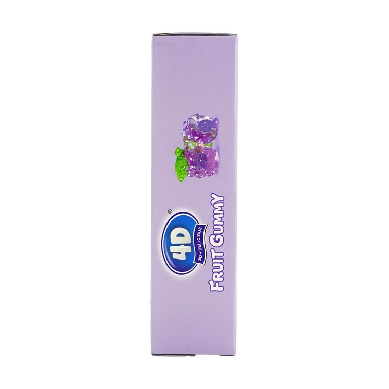 4d Burst Juice Gummy Candy, Grape Flavor, 8.5oz【Gluten Free】 7