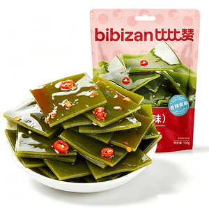 比比赞 香辣味海带片 开袋即食海带 120g*1包 休闲 解馋 零食 小吃 下饭菜 咸菜 即食品