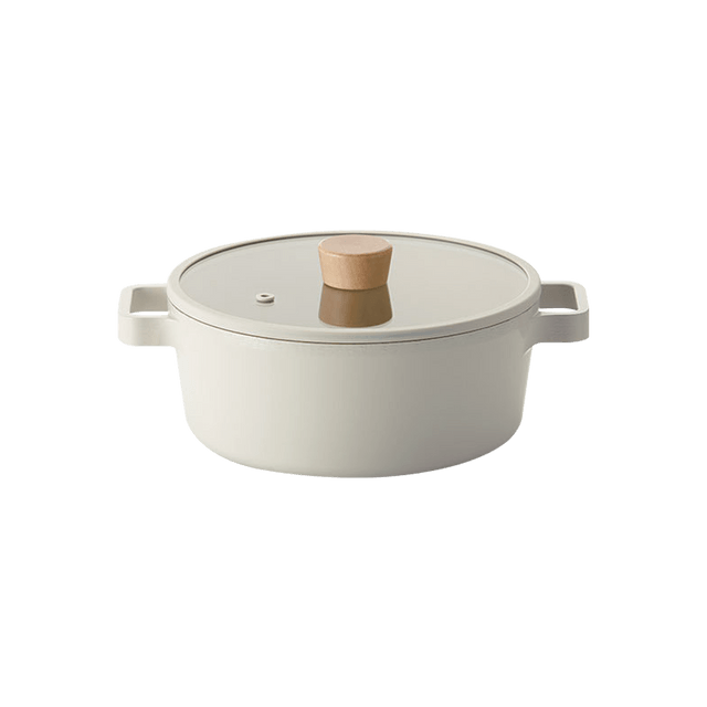 NEOFLAM FIKA 1.7QT Sauce Pot, Peach Color Edition