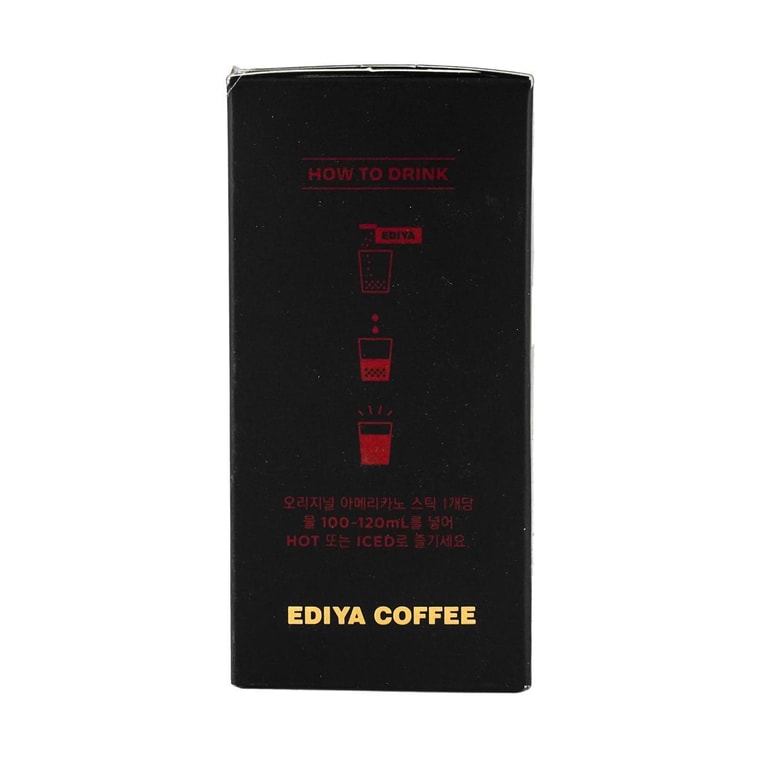 韩国EDIYA  美式速溶黑咖啡 坚果黑糖风味 20条装 20g *3盒【3份超值装】【0糖0卡0脂】 4