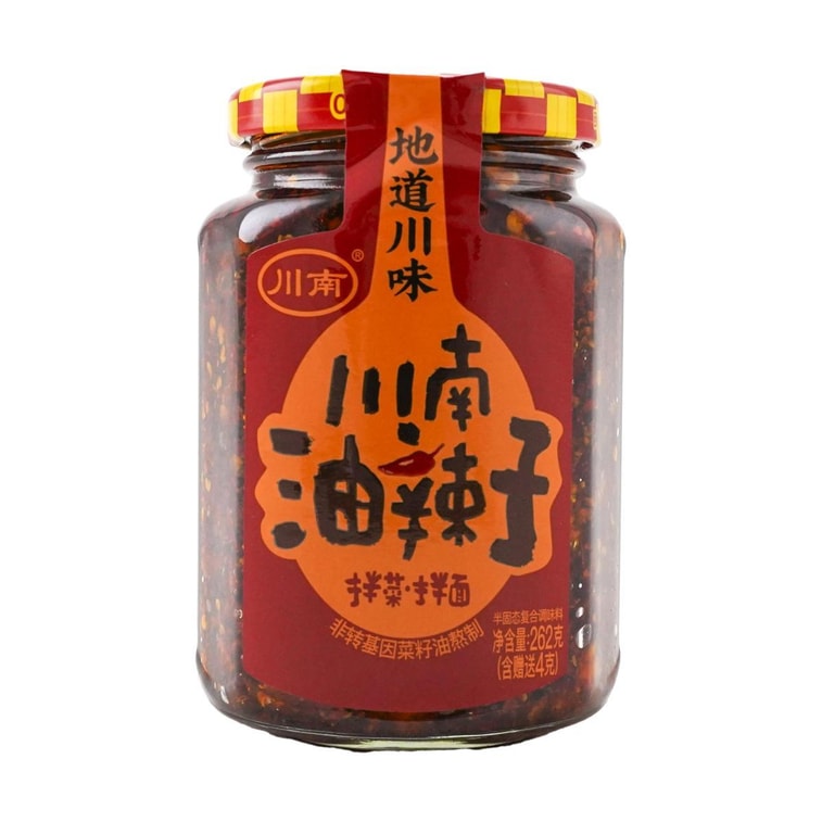 川南 油辣子 红油辣椒酱 凉拌菜拌面花生辣椒油 262g 7