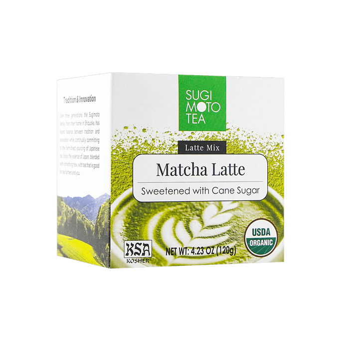 Sugimoto Organic Matcha Latte,4.23 oz