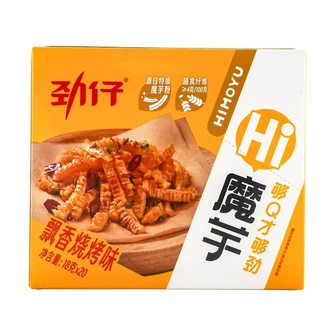 勁仔 Hi 蒟蒻 燒烤風味 18g*20
