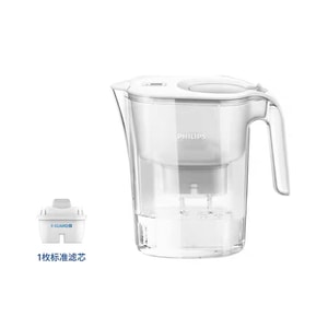 New  Household Kitchen Tap Water Filter Cup 【White 4.2L】One Pot One Core
