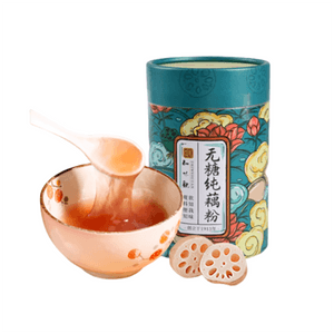 [중국 직송] 지웨이관 [오리지널 무설탕] 무설탕 순수 연근가루, 식사대용 음료, 순수 ​​연근가루, 아침식사, 항저우 특산품, 400g*1캔