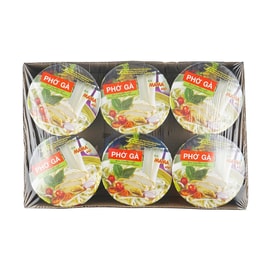 泰国MAMA妈妈 即食鸡汤风味河粉 米粉 65g*6碗