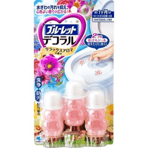【日本からの直送】日本 KOBAYASHI 小林製薬 トイレフラワージェル 花びらの消臭 消臭クリーナー 7.5g 香り付き トイレクリーナー トイレ