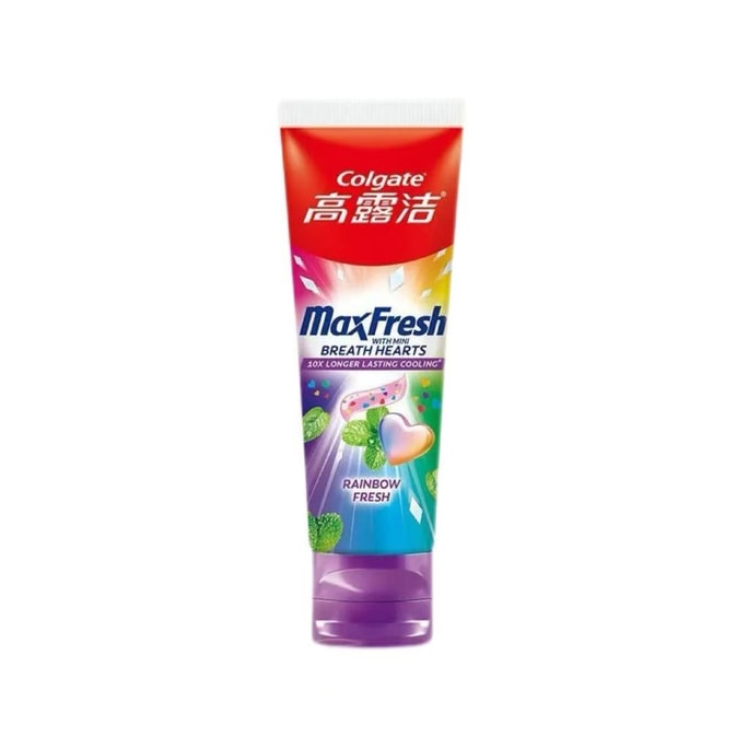 Dopamine Toothpaste Fresh Breath with Fluoride Anti-Cavity Rainbow Sweetheart 100g 1 tube
