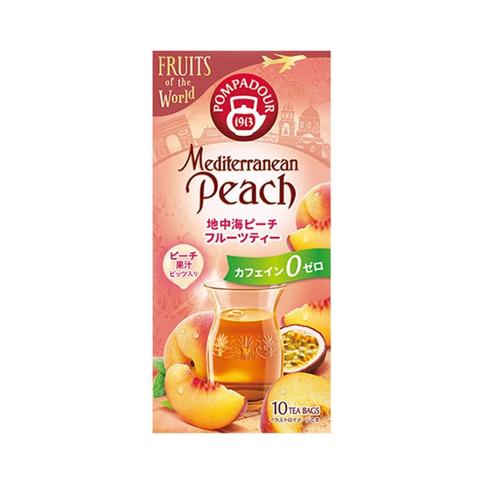 Mediterranean Peach Tea 10 Bags