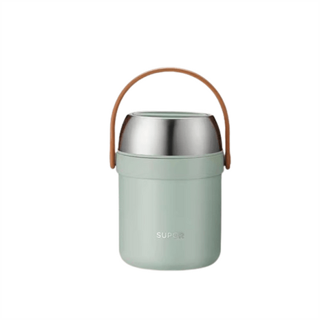 Thermos Home Wedding Large Capacity Insulated Kettle 316L Stainless Steel  1.5L Oatmeal White 